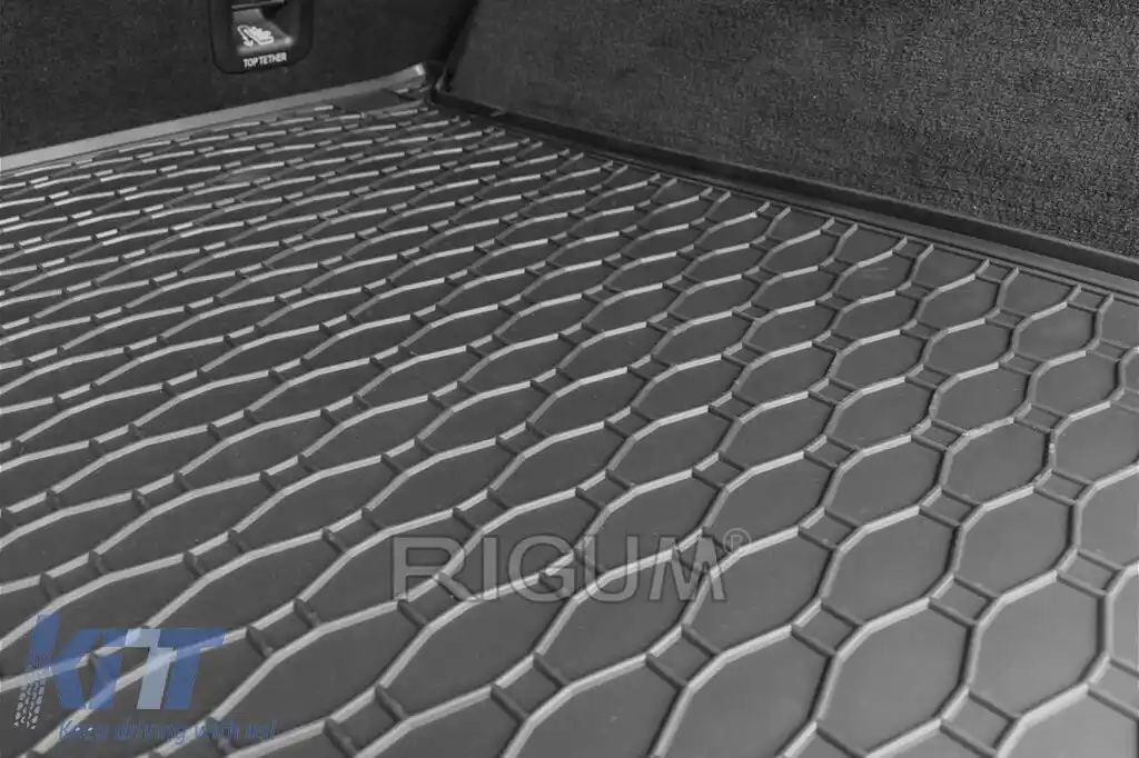 Covor de cauciuc pentru portbagaj de la Rigum, potrivit pentru Mercedes GLE W166 după 2015, ML W166 după 2012-image-6225333