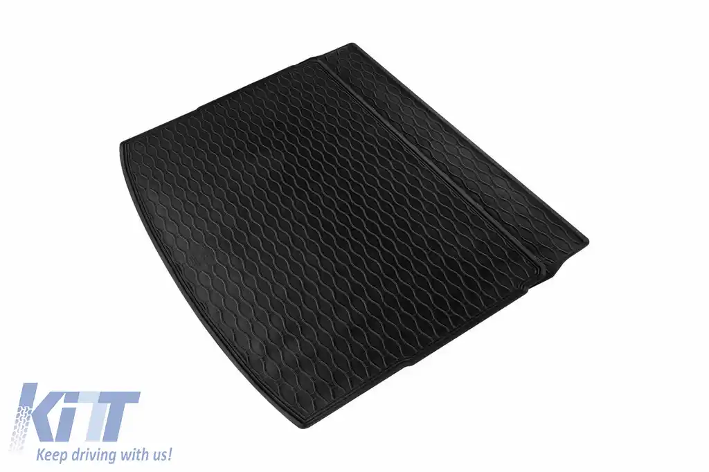 Covor de cauciuc pentru portbagaj de la Rigum potrivit pentru Nissan Qashqai 2014-2021 cu podeaua portbagajului în poziția superioară sau inferioară-image-6225391