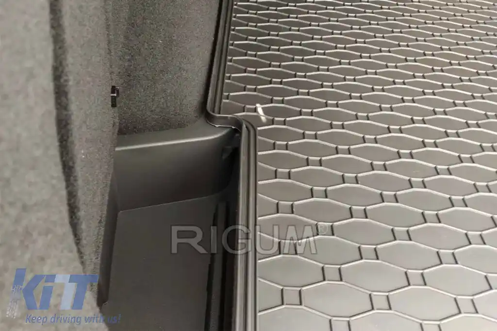 Covor de cauciuc pentru portbagaj de la Rigum, potrivit pentru Nissan X-Trail, X-Trail e-Power cu 5 locuri după 2023-image-6225400