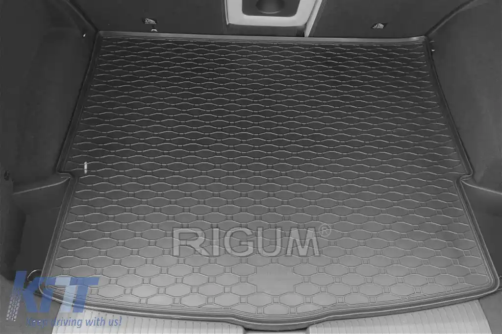 Covor de cauciuc pentru portbagaj de la Rigum, potrivit pentru Nissan X-Trail, X-Trail e-Power cu 5 locuri după 2023-image-6225401