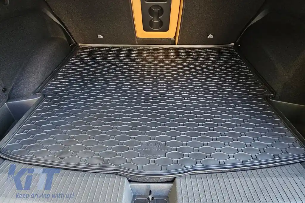 Covor de cauciuc pentru portbagaj de la Rigum, potrivit pentru Nissan X-Trail, X-Trail e-Power cu 5 locuri după 2023-image-6225402