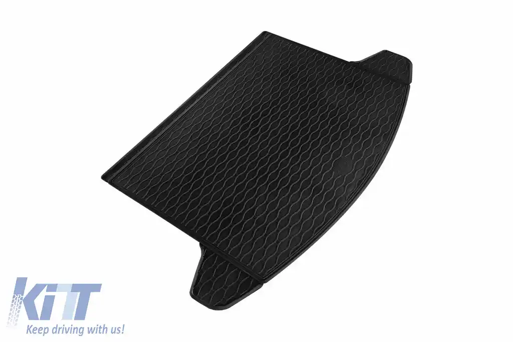 Covor de cauciuc pentru portbagaj de la Rigum, potrivit pentru SsangYong Korando după 2019, cu podeaua portbagajului în poziția superioară sau inferioară-image-6225576