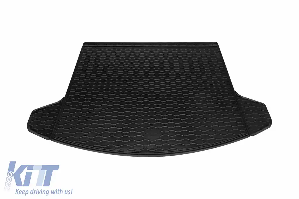 Covor de cauciuc pentru portbagaj de la Rigum, potrivit pentru SsangYong Korando după 2019, cu podeaua portbagajului în poziția superioară sau inferioară-image-6225577