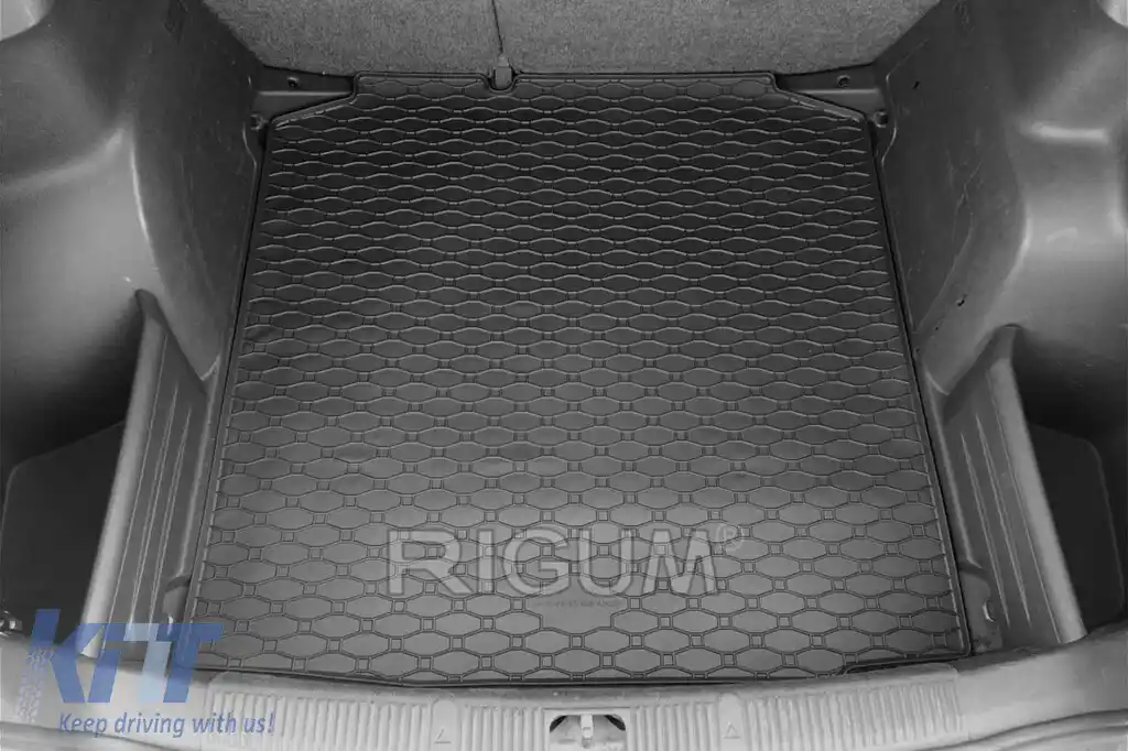 Covor de cauciuc pentru portbagaj de la Rigum potrivit pentru Skoda Fabia wagon 2007-2014-image-6225674