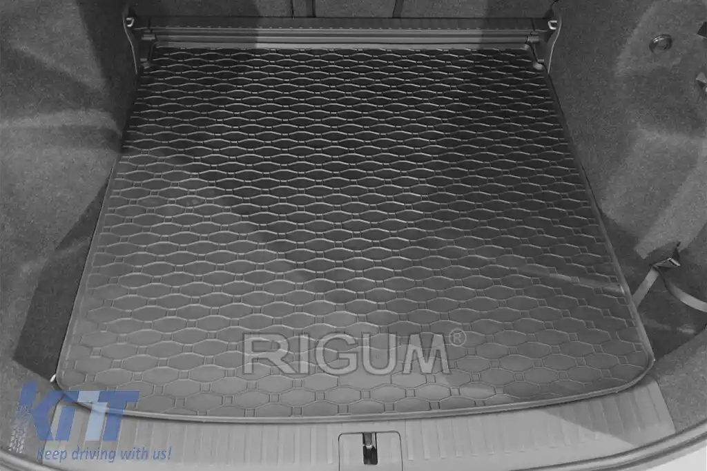 Covor de cauciuc pentru portbagaj de la Rigum, potrivit pentru Skoda Enyaq după 2021-image-6225691