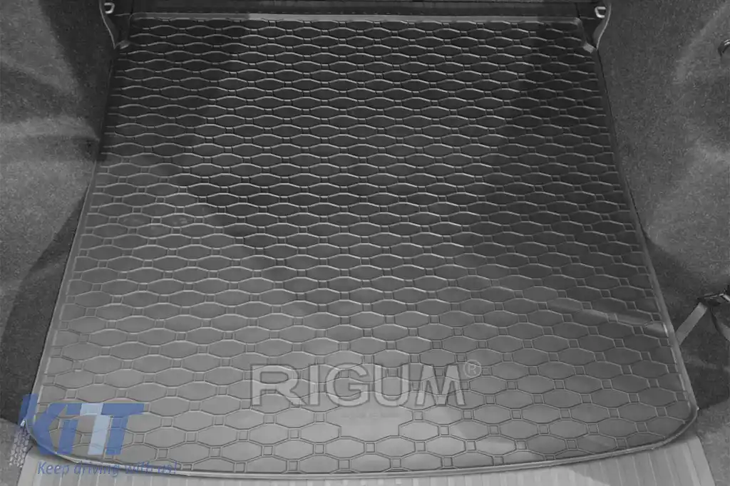 Covor de cauciuc pentru portbagaj de la Rigum, potrivit pentru Skoda Enyaq după 2021-image-6225692