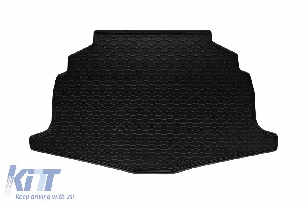 Covor de cauciuc pentru portbagaj de la Rigum, potrivit pentru Toyota Corolla hatchback, Corolla hatchback Hybrid 1.8L după 2019, negru