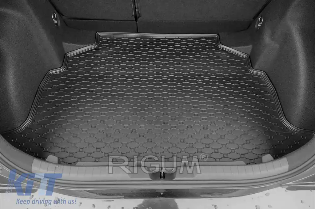 Covor de cauciuc pentru portbagaj de la Rigum, potrivit pentru Toyota Corolla hatchback, Corolla hatchback Hybrid 1.8L după 2019, negru-image-6225758