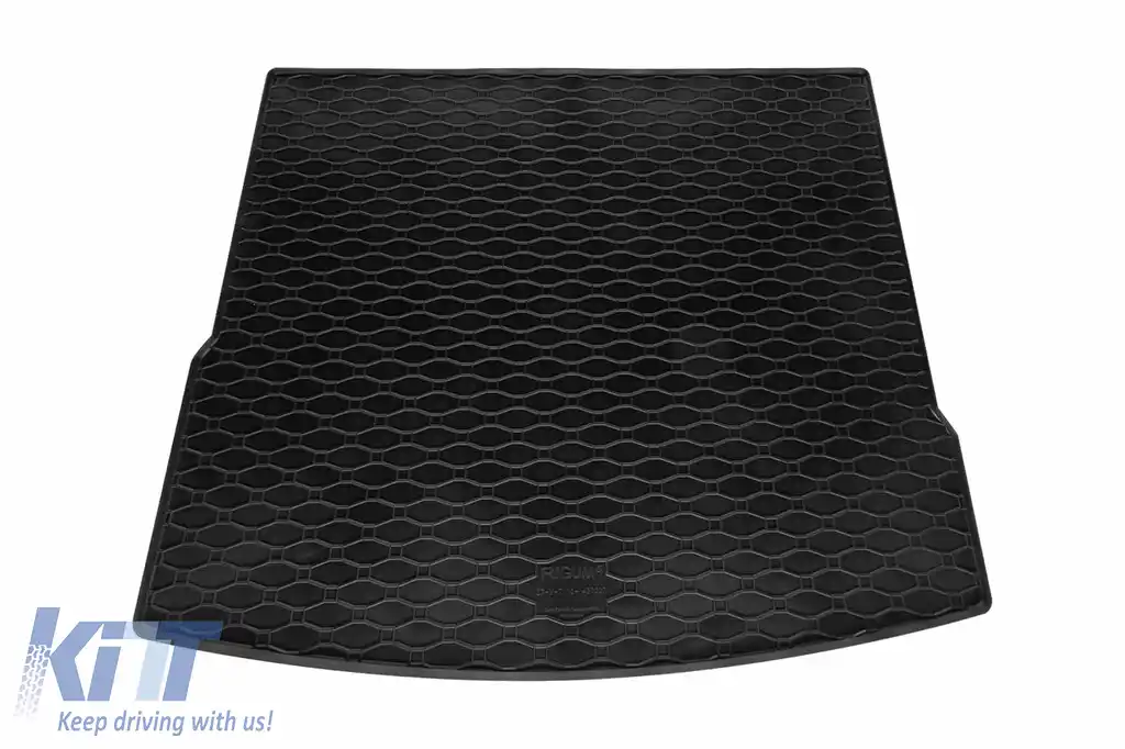 Covor de cauciuc pentru portbagaj de la Rigum, potrivit pentru Volkswagen Tiguan 2016-2020, după 2020 cu podeaua portbagajului în poziția superioară-image-6225784