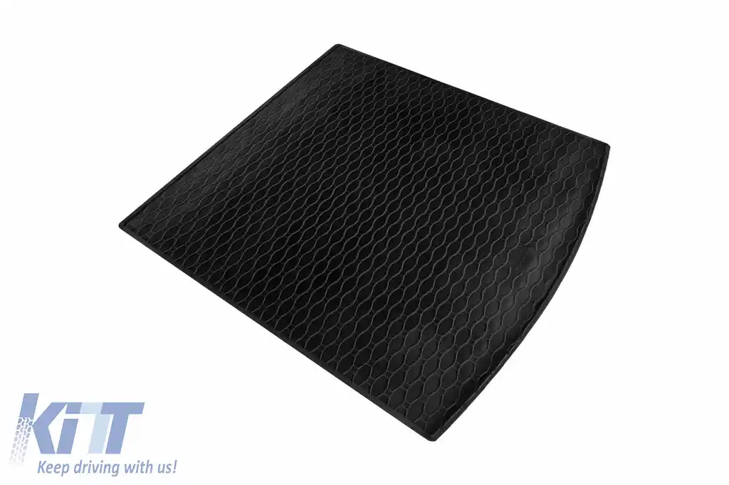 Covor de cauciuc pentru portbagaj de la Rigum, potrivit pentru Volkswagen Touran după 2015, cu podeaua portbagajului în poziția superioară, Touran după 2015 cu 7 locuri și rândul 3 de scaune pliat-image-6225798