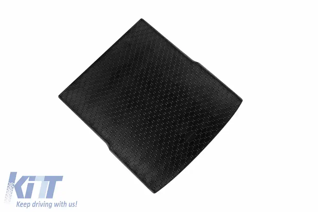 Covor de cauciuc pentru portbagaj de la Rigum, potrivit pentru Volkswagen Passat B6 wagon 2005-2010, Passat B7 wagon 2010-2014, negru-image-6225817