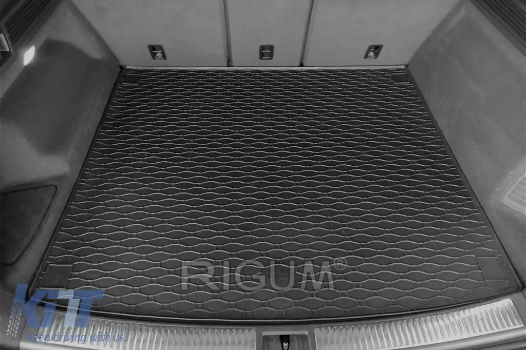 Covor de cauciuc pentru portbagaj de la Rigum, potrivit pentru Volkswagen Touareg, Porsche Cayenne după 2018-image-6225835
