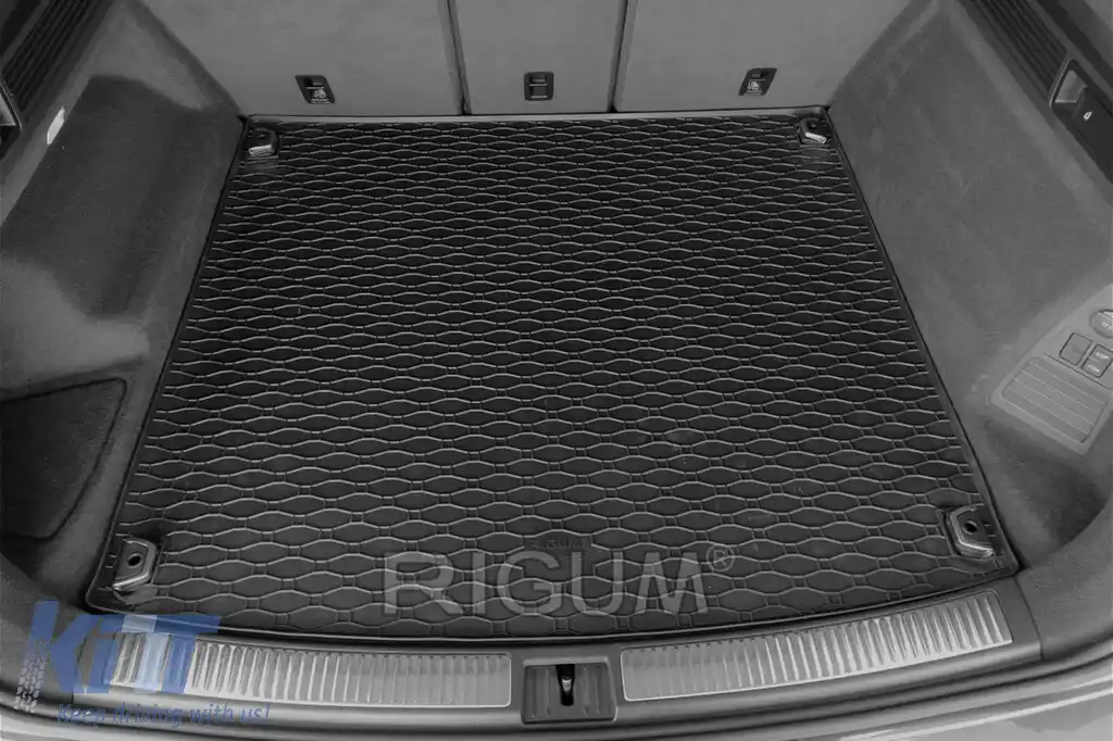 Covor de cauciuc pentru portbagaj de la Rigum, potrivit pentru Volkswagen Touareg, Porsche Cayenne după 2018-image-6225836