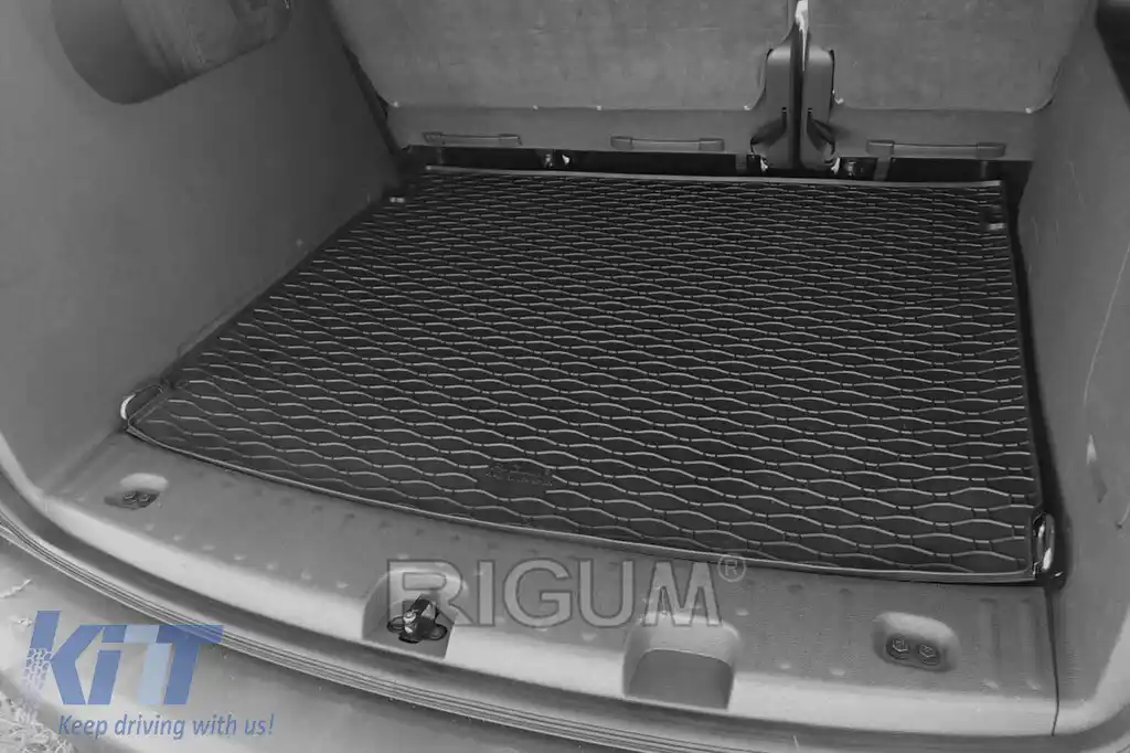Covor de cauciuc pentru portbagaj de la Rigum, potrivit pentru Volkswagen Caddy 2004-2020, 5 locuri-image-6225938