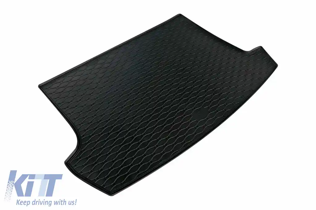 Covor de cauciuc pentru portbagaj de la Rigum, potrivit pentru Volkswagen T-Roc după 2017, cu podeaua portbagajului în poziția superioară-image-6225941