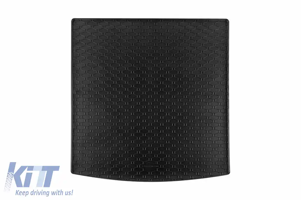 Covor de cauciuc pentru portbagaj de la Rigum, potrivit pentru Volkswagen Golf 5 wagon 2003-2008, Golf 6 wagon 2008-2013, negru