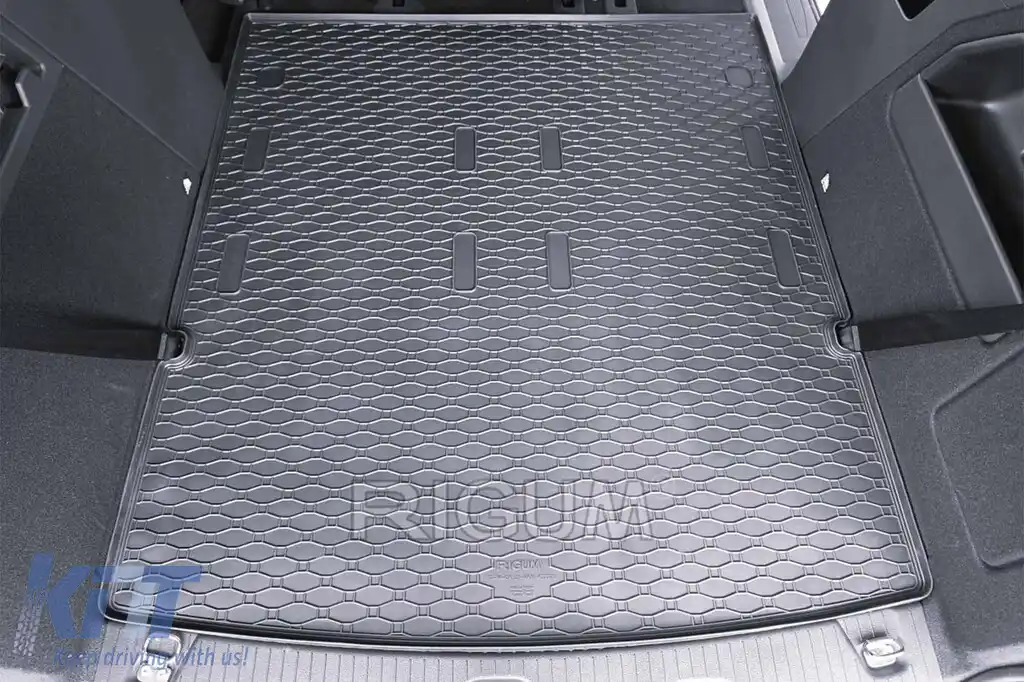 Covor de cauciuc pentru portbagaj de la Rigum potrivit pentru Ford Grand Tourneo Connect după 2022, Volkswagen Caddy Maxi după 2021-image-6226000