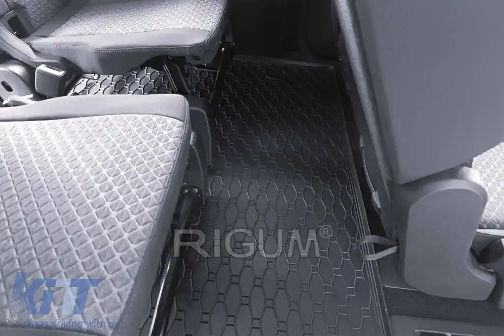 Covor de cauciuc pentru portbagaj de la Rigum potrivit pentru Ford Grand Tourneo Connect după 2022, Volkswagen Caddy Maxi după 2021-image-6226001