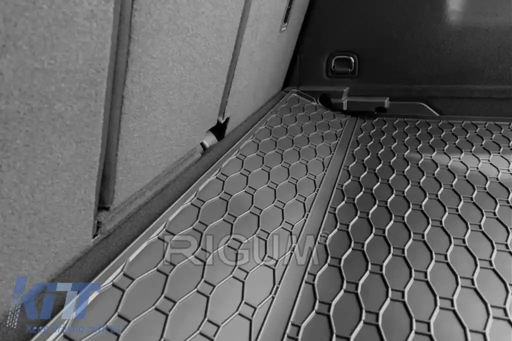 Covor de cauciuc pentru portbagaj de la Rigum potrivit pentru Audi Q3 după 2019, Q3 sportback după 2019 cu podeaua portbagajului în poziția superioară sau inferioară-image-6243132