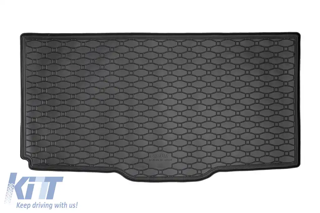 Covor de cauciuc pentru portbagaj de la Rigum potrivit pentru Fiat Panda după 2012, Panda Hybrid după 2020