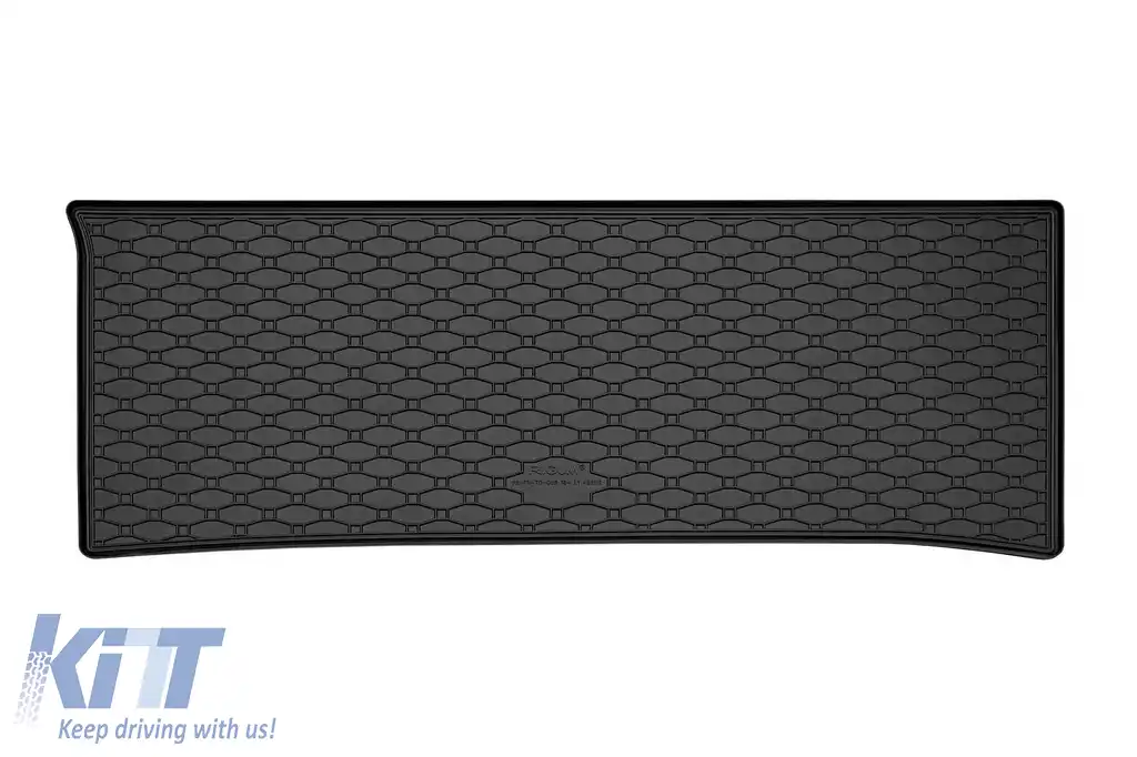 Covor de cauciuc pentru portbagaj de la Rigum, potrivit pentru Ford Tourneo Custom cu 8,9 locuri, ampatament scurt după 2018, cu încălzire în portbagaj