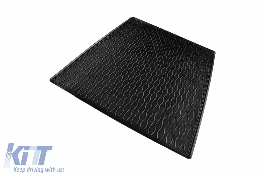 Covor de cauciuc pentru portbagaj de la Rigum potrivit pentru Ford Focus hatchback după 2018, cu roată de rezervă-image-6243303