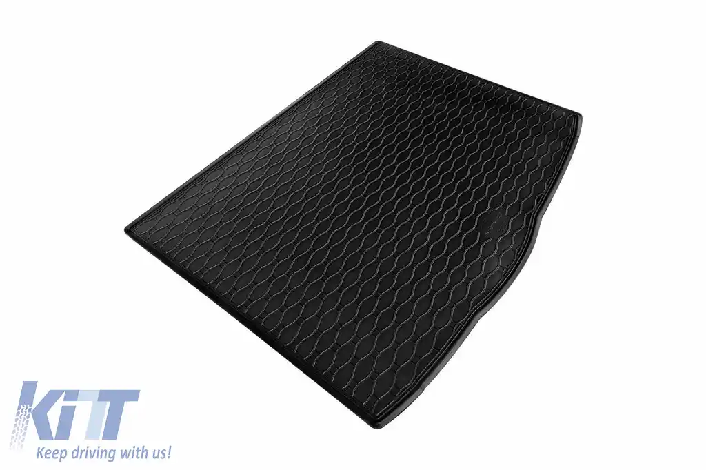 Covor de cauciuc pentru portbagaj de la Rigum, potrivit pentru Kia Stonic după 2017, versiune fără podea de portbagaj ajustabilă-image-6243422