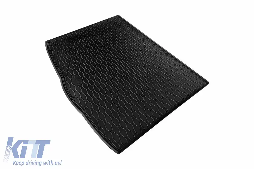 Covor de cauciuc pentru portbagaj de la Rigum, potrivit pentru Kia Stonic după 2017, versiune fără podea de portbagaj ajustabilă-image-6243424