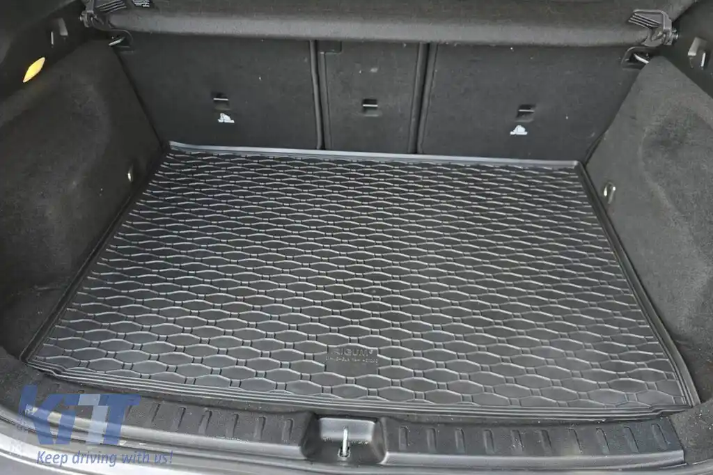 Covor de cauciuc pentru portbagaj de la Rigum potrivit pentru Mercedes GLA X156 după 2014, GLA H247 după 2020, cu podeaua portbagajului în poziția superioară-image-6243472