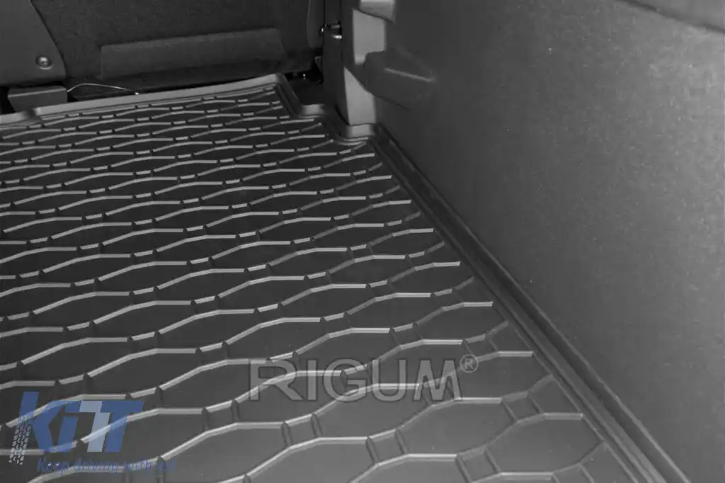 Covor de cauciuc pentru portbagaj de la Rigum, potrivit pentru Opel Crossland X după 2017, Crossland după 2020 cu podeaua portbagajului în poziția superioară sau inferioară-image-6243517