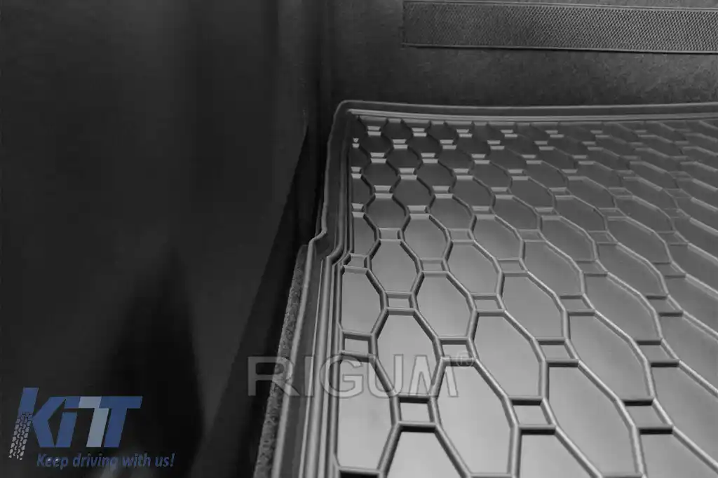 Covor de cauciuc pentru portbagaj de la Rigum, potrivit pentru Opel Corsa F după 2019, Corsa-e după 2020, Peugeot 208 după 2019-image-6243553