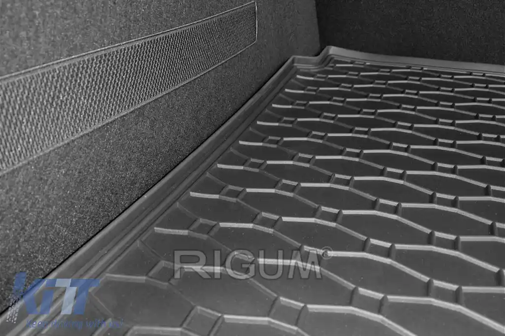 Covor de cauciuc pentru portbagaj de la Rigum, potrivit pentru Opel Corsa F după 2019, Corsa-e după 2020, Peugeot 208 după 2019-image-6243555