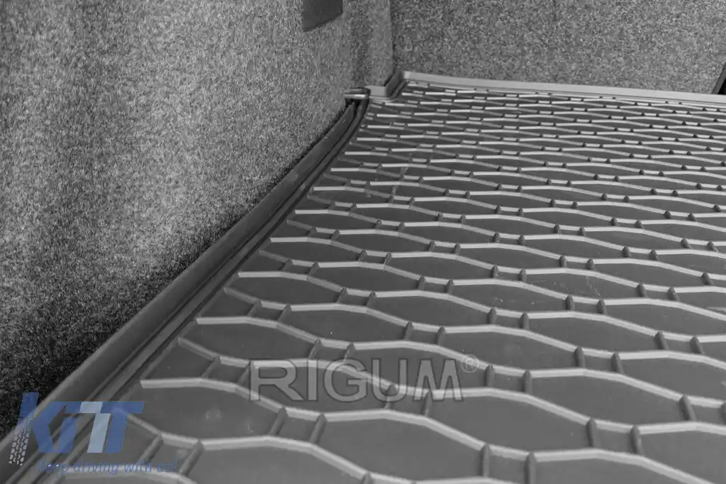 Covor de cauciuc pentru portbagaj de la Rigum, potrivit pentru Seat Arona după 2017, cu podeaua portbagajului în poziția superioară-image-6243626