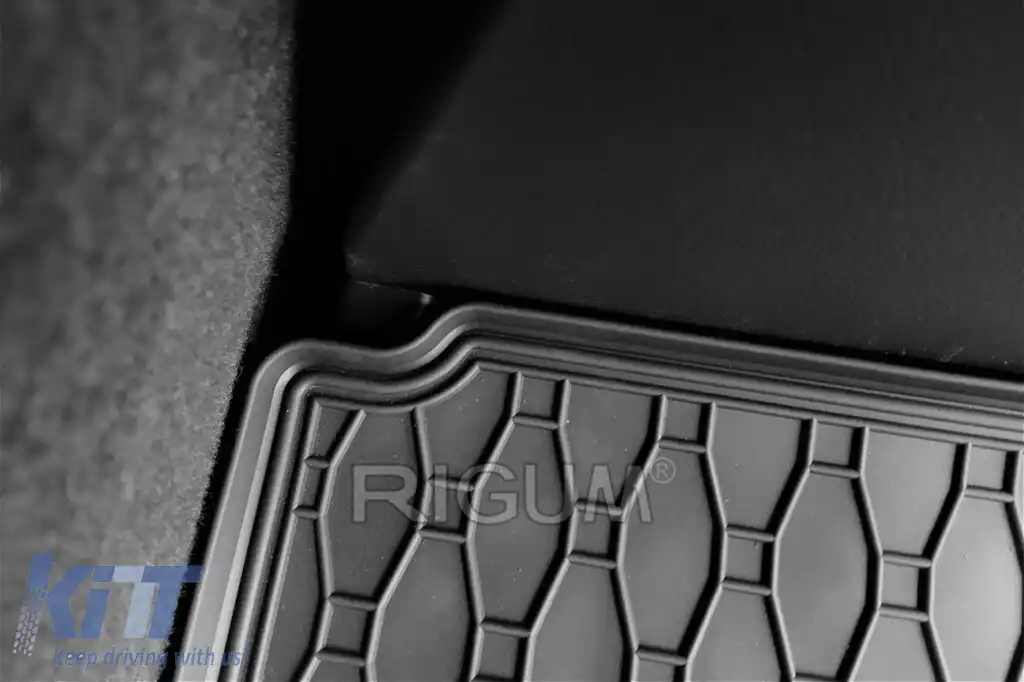 Covor de cauciuc pentru portbagaj de la Rigum, potrivit pentru Suzuki SX4 S-Cross după 2013, S-Cross Hybrid după 2020, negru-image-6243672