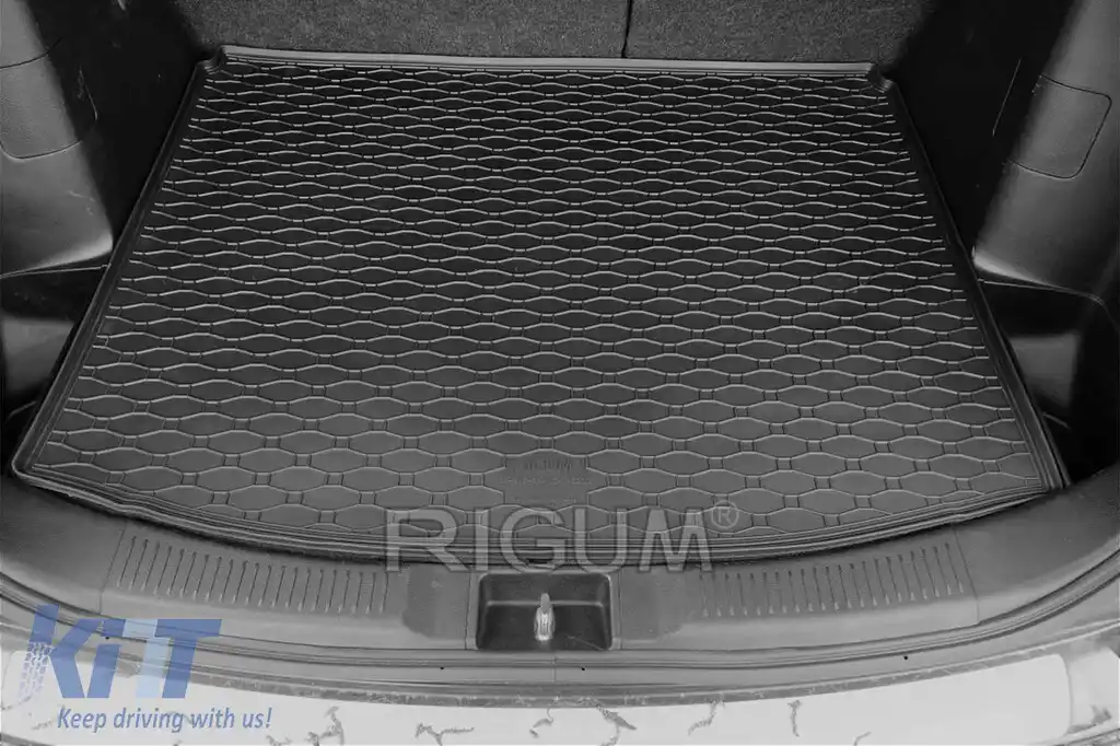 Covor de cauciuc pentru portbagaj de la Rigum, potrivit pentru Suzuki SX4 S-Cross după 2013, S-Cross Hybrid după 2020, negru-image-6243673