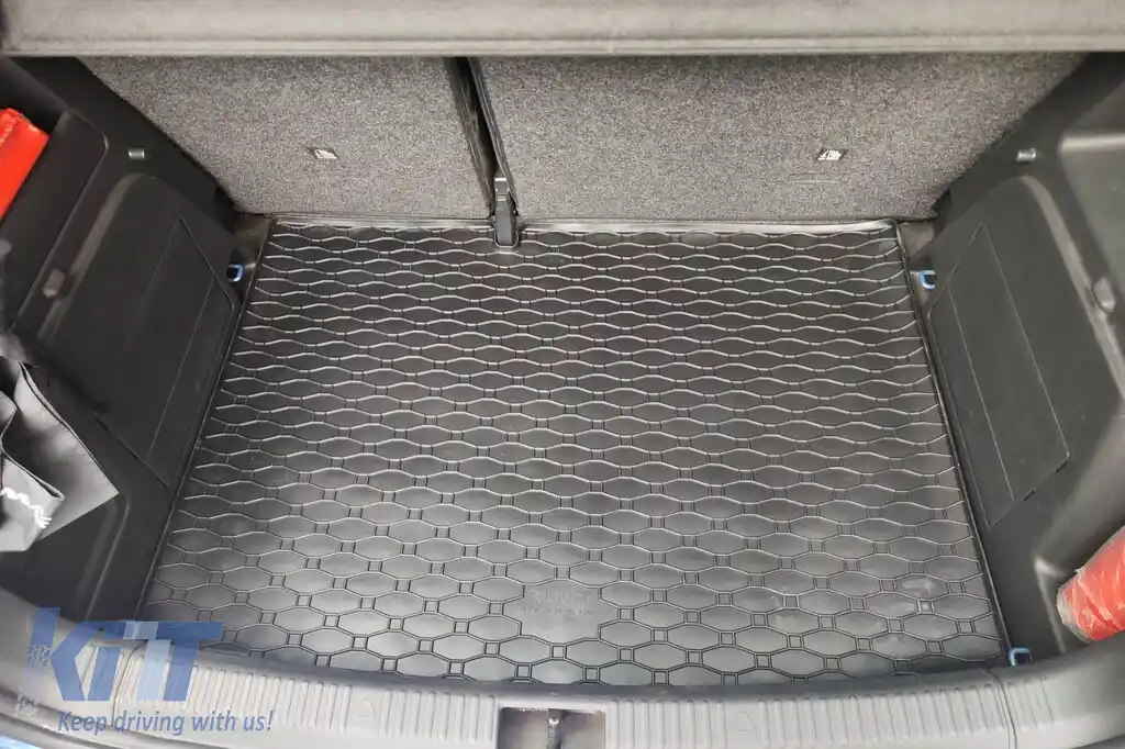 Covor de cauciuc pentru portbagaj de la Rigum, potrivit pentru Skoda Fabia hatchback 2014-2021-image-6243712