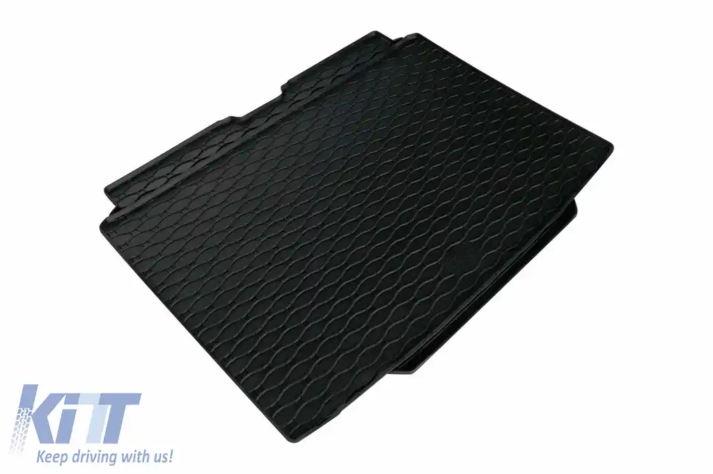 Covor de cauciuc pentru portbagaj de la Rigum potrivit pentru Skoda Yeti 2009-2017 cu roată de rezervă/cu kit de reparare în portbagaj-image-6243714