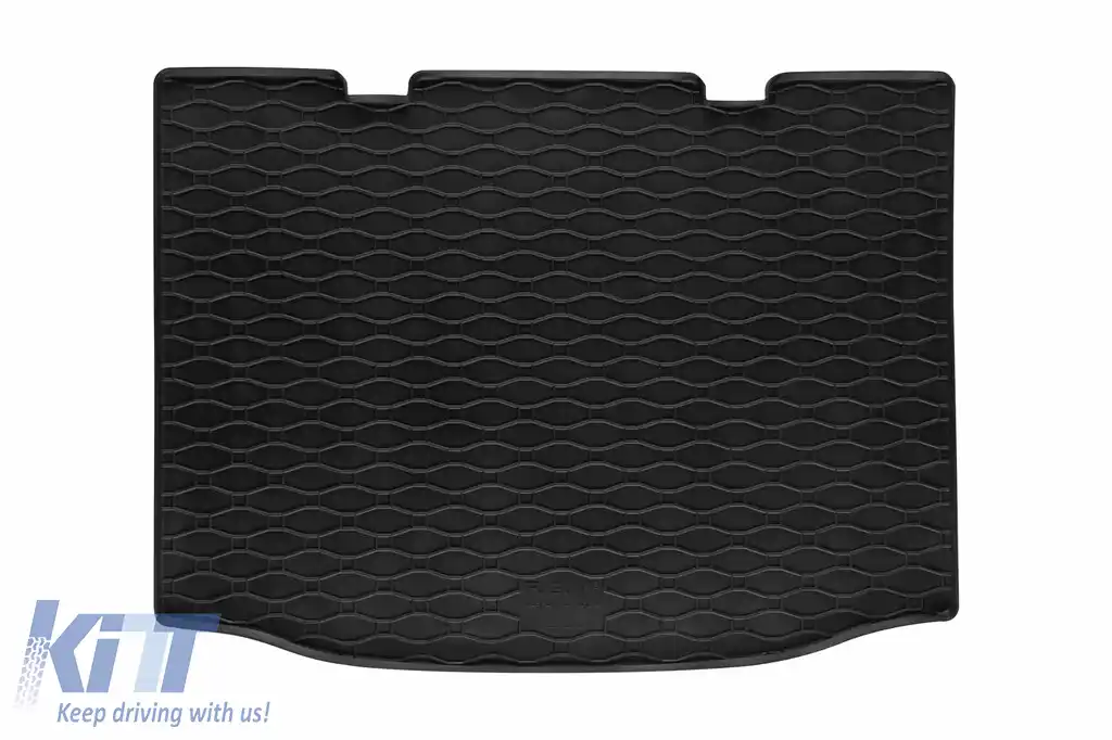 Covor de cauciuc pentru portbagaj de la Rigum potrivit pentru Volkswagen UP, Skoda Citigo, Seat Mii după 2011 cu podeaua portbagajului în poziția inferioară