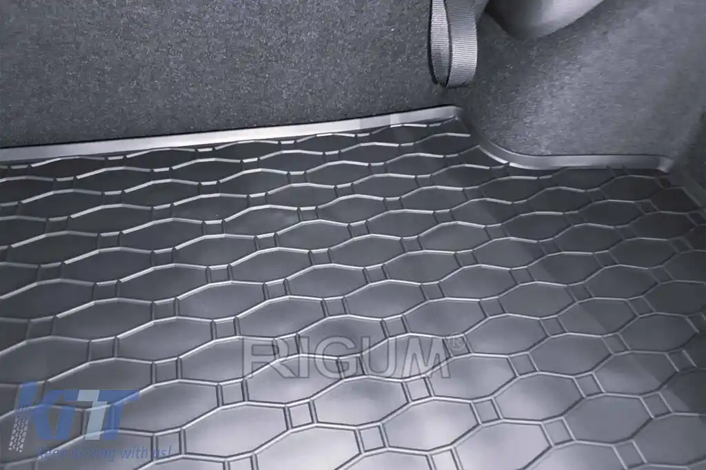 Covor de cauciuc pentru portbagaj de la Rigum, potrivit pentru Skoda Kodiaq cu 7 locuri după 2017-image-6243732