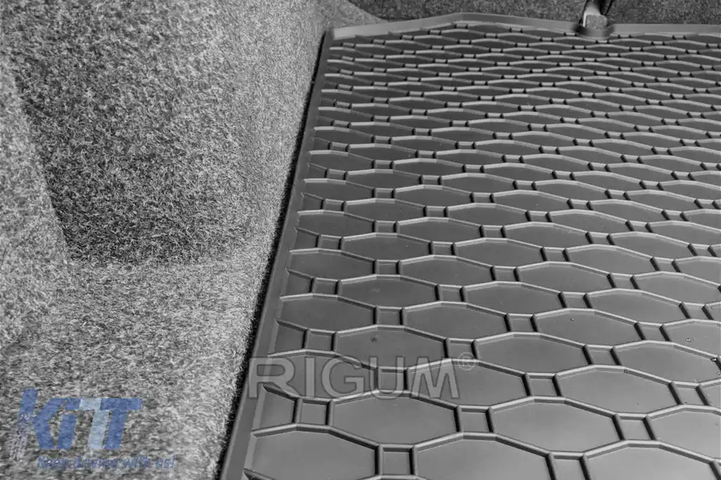 Covor de cauciuc pentru portbagaj de la Rigum potrivit pentru Skoda Fabia sedan, wagon 1999-2007-image-6243749