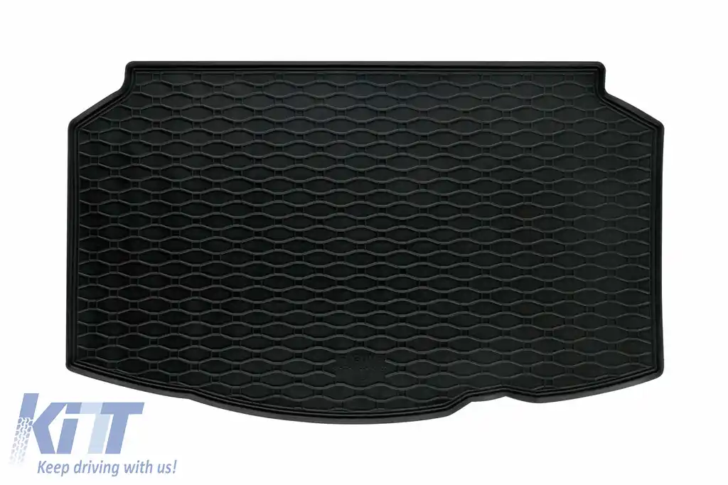 Covor de cauciuc pentru portbagaj de la Rigum, potrivit pentru Toyota Yaris, Yaris Hybrid după 2020, Mazda 2 Hybrid după 2022, negru