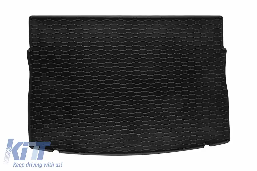 Covor de cauciuc pentru portbagaj de la Rigum potrivit pentru Volkswagen Golf 7 hatchback 2012-2019 cu podeaua portbagajului în poziția superioară