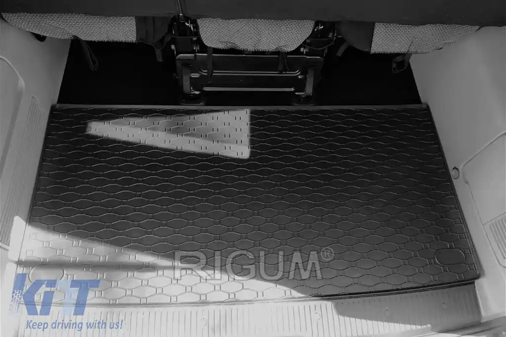 Covor de cauciuc pentru portbagaj de la Rigum, potrivit pentru Volkswagen T5 2003-2015, T6 2015-2019, T6.1 după 2019 L1-image-6243833