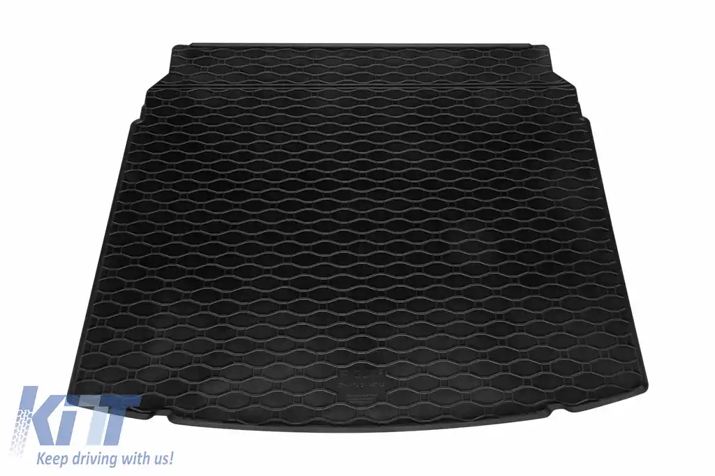 Covor de cauciuc pentru portbagaj de la Rigum, potrivit pentru Volkswagen Taigo după 2021, cu podeaua portbagajului în poziția superioară sau inferioară-image-6243850