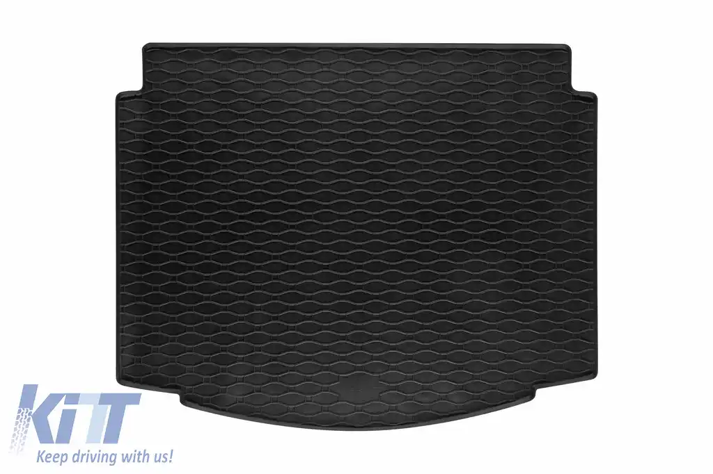 Covor de cauciuc pentru portbagaj de la Rigum, potrivit pentru Volkswagen Golf 7 hatchback 2012-2019, cu podeaua portbagajului în poziția inferioară
