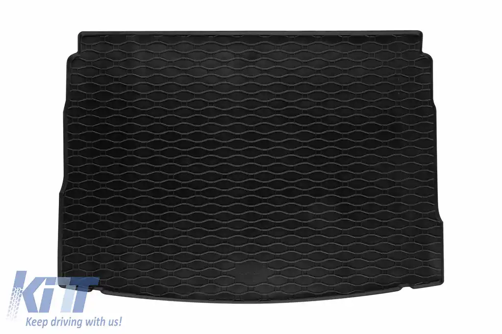 Covor de cauciuc pentru portbagaj de la Rigum, potrivit pentru Volkswagen Tiguan 2016-2020, după 2020 cu podeaua portbagajului în poziția inferioară