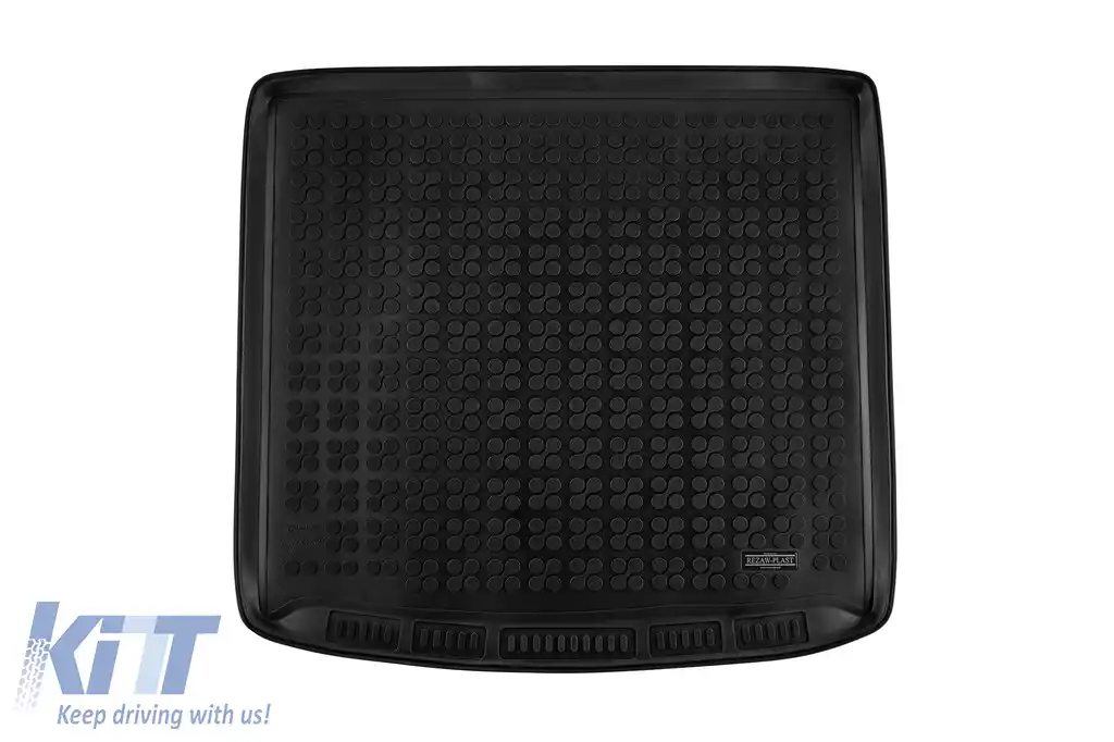Covor de cauciuc pentru portbagaj de la Rezaw-Plast potrivit pentru Citroen DS7 Crossback după 2018 cu podeaua portbagajului în poziția superioară