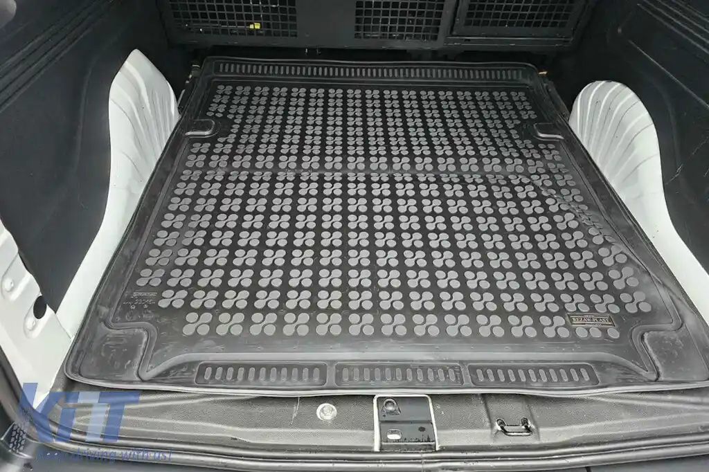 Covor de cauciuc pentru portbagaj de la Rezaw-Plast, potrivit pentru Citroen Berlingo, Opel Combo E, Peugeot Rifter după 2018, Toyota Proace City Verso după 2020, ampatament lung, 5 locuri cu 7 locuri-image-6217071