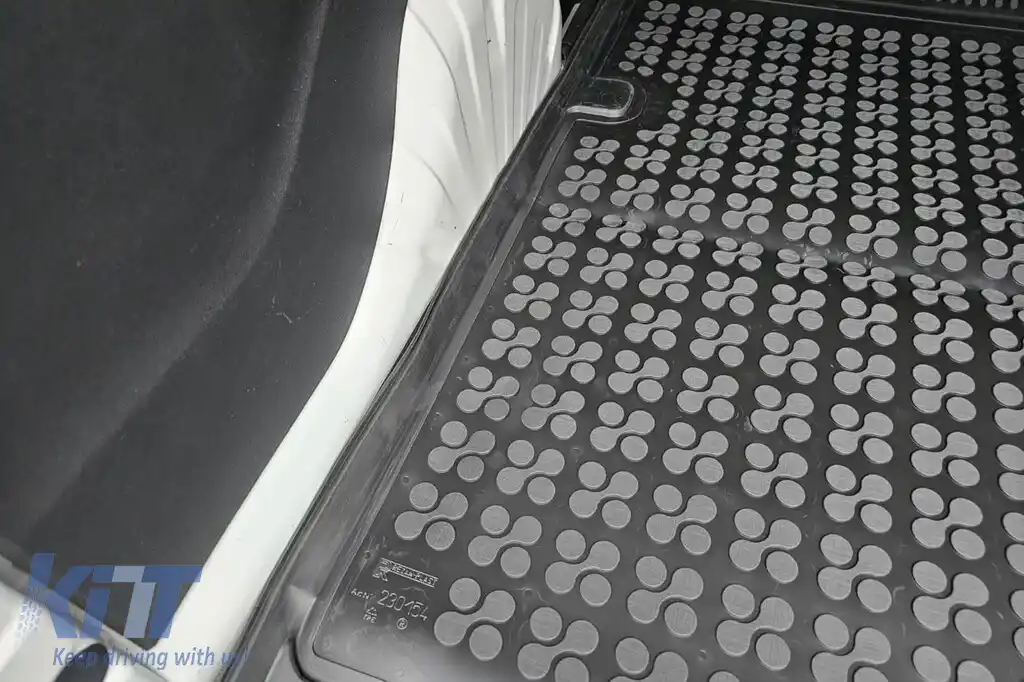Covor de cauciuc pentru portbagaj de la Rezaw-Plast, potrivit pentru Citroen Berlingo, Opel Combo E, Peugeot Rifter după 2018, Toyota Proace City Verso după 2020, ampatament lung, 5 locuri cu 7 locuri-image-6217072