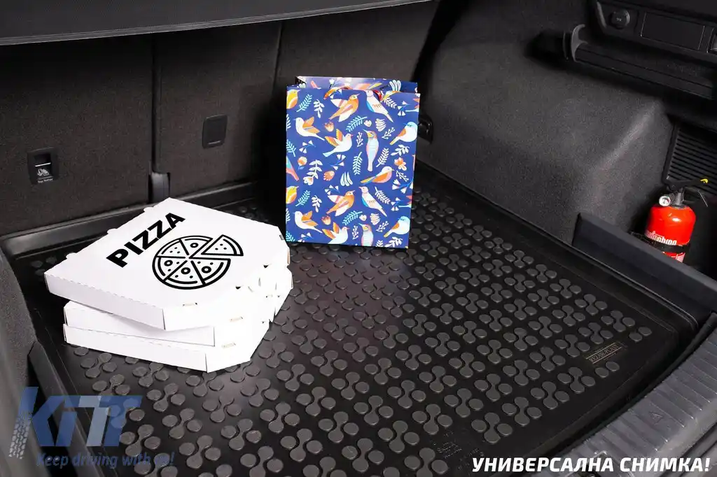 Covor de cauciuc pentru portbagaj de la Rezaw-Plast potrivit pentru Citroen C5X după versiunea din 2021 cu podea de portbagaj ajustabilă-image-6217096